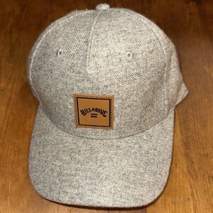 Billabong Stacked‎ Snapback Hat - Grey Viscose Wool Hat
